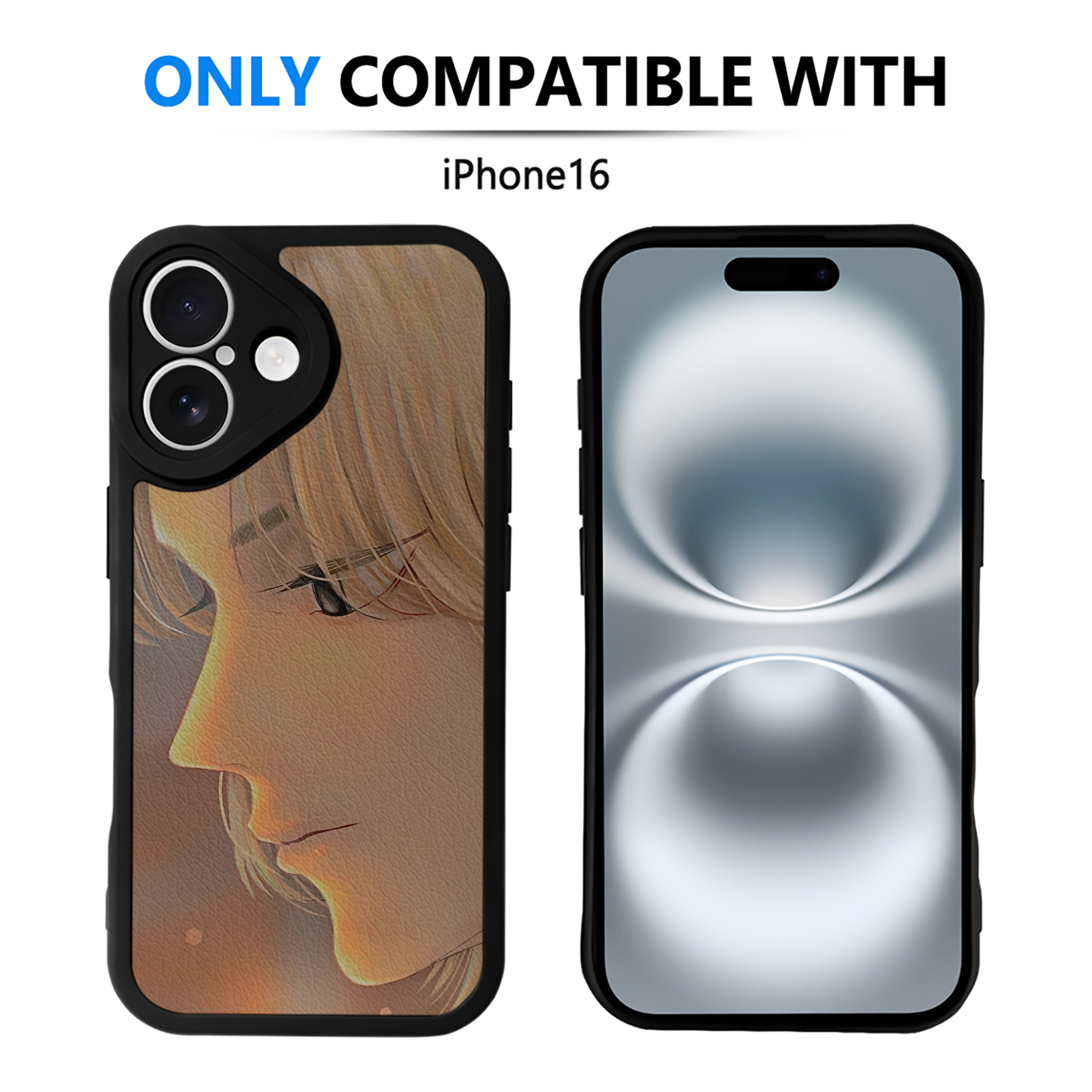 （画像用） 東京リベンジャーズ Tokyo Revengers 【iPhone 16シリーズ対応】シリコンスマホケース（レザー調） 材質：シリコン